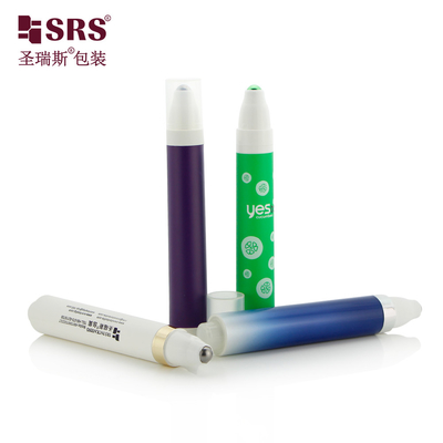 Round Shape PCR PP Recycled Eco-friendly Empty Roller Massage Ball Wholesale 15ml Bottle