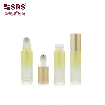 10ml Paint Custom Gradient Yellow Empty Essential Oil Rollon Glass Bottle