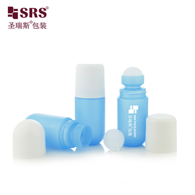 50ml Round Bottom Unique Shape PP Empty Gel Roll On Deodorant Stick Container