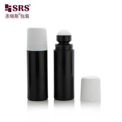 90ml 3 oz Empty Cosmetic Packaging Gel Roller Ball PP Recycled Material Deodorant Roll On Bottles