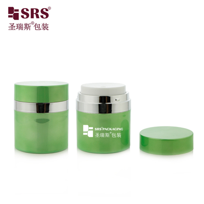 15ml 30ml 50ml Empty Cosmetic Packaging Airless Cream Jar Pump
