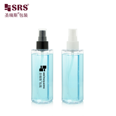 150ml Unique Shape Transparent Plastic Injection Custom Color Spray Pump Empty PET Bottle