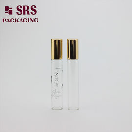 8ml transparent roll on perfume oil glass bottle empty