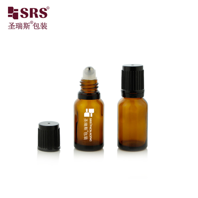 Logo Silk Screen Printing Roller Bottle Glass 5ml 10ml 15ml 20ml 30ml 50ml 100ml