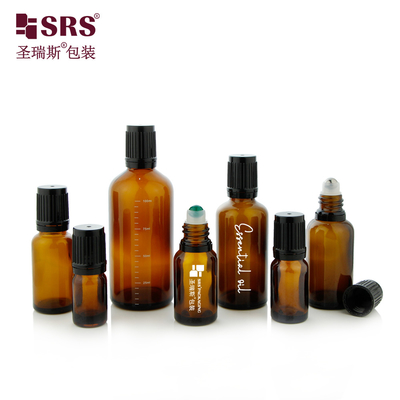 100ml Glass Roller Bottle Capacity Liquid Essential Oil Advantage No Leakage