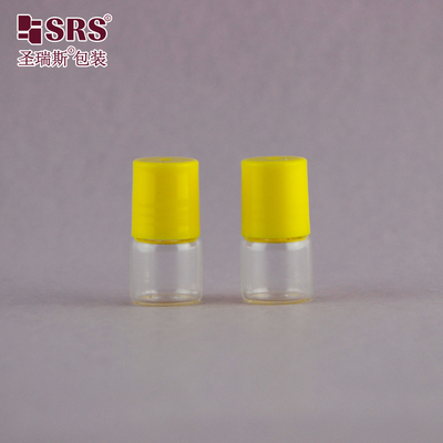 BLP-1ML Portable Mini Sample Size Empty Transparent Glass Bottle Roller Packaging