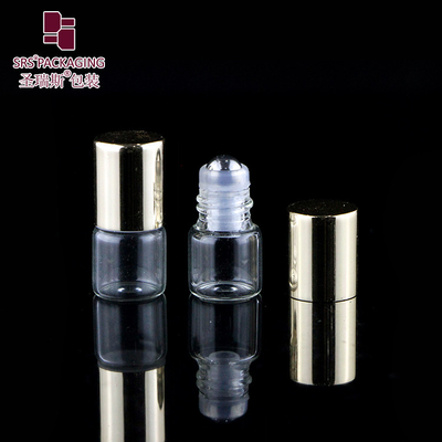 BLP-1ML Transparent Essential Oil Glass Tube Roll On Bottle Durable and Convenient for DIY Blends