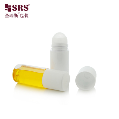 PET43 130ml 170ml PET Bottle Cosmetic Packaging Deodorant No Leakage Bottles PCR Roll On Bottle Applicator