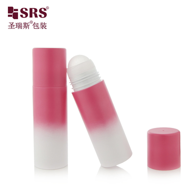 PET43 130ML 170ML Antiperspirant Gel Serum PET Roll On Bottle with Ball Holder Environmentally Friendly and Customizable