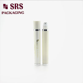 10ml white luxury vibrating roll on serum massage bottle empty