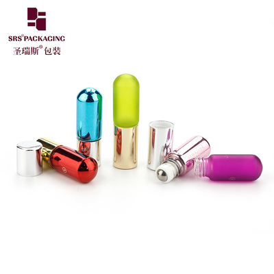 BLP-3ML Customization Convenient Glass Tube Roll On Bottle for Controlled Application Essential Oil Massage Formula