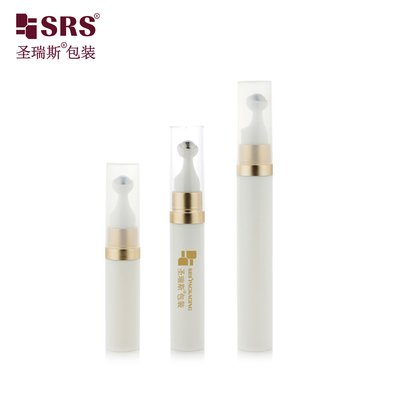 A0035 7.5ml 10ml 15ml Empty Customization Eye Serum Gel Massage Roller Steel Ball Bottle Applicator