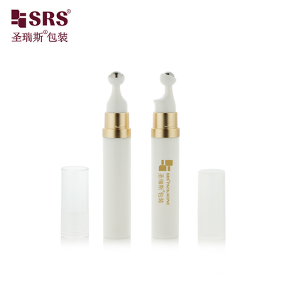 A0035 7.5ml 10ml 15ml Luxury Injection PP Material Roll On Airless Pump Roller Bottle For Eye Serum