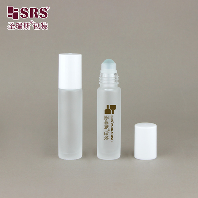 BLPM-10ML Matte Finished Clear Frosted Glass Roller Ball Bottle For Perfume Essential Oil Nail Care Oil Packaging No Leakage Wholesale