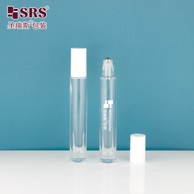 GB1-10ML Customized Thick Bottle With PP PCR Plastic Cap Glass Roll-On Packaging for Cosmetic and Skincare Oil Perfume Fragrance