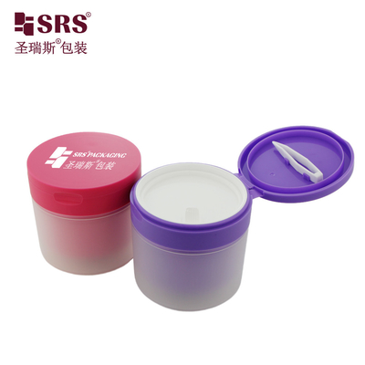 SRS1 120g 150g Double Wall PP PCR Recycled Plastic Facial Clean Serum Jar Container For Cosmetic Cream