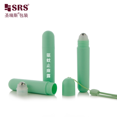 RPPG 25ml Round PP PCR Eco Friendly Roll On Bottle For Antiperspirant Empty Skincare Packaging Massage With Steel Ball
