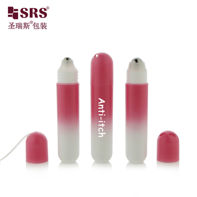 RPPG-25ML Painting Gradient Custom Color Matte Finished Anti-Itch Liquid No Leakage Roll-on Bottle Empty Packaging