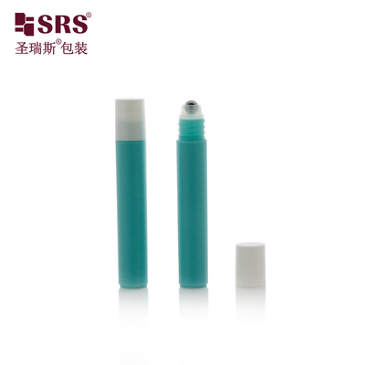 RPP Round Injection Custom Color Ball Applicator Plastic PP PCR Empty Roller Steel Ball Bottle for Serum