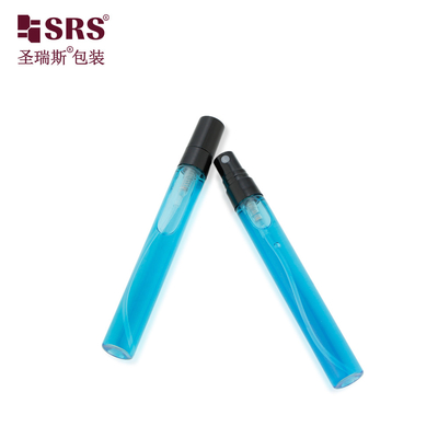 BLPP-10ML Pocket Size Mini Cute Tall Design Clear Transparent Glass Tube Spray Pump Bottle For Perfume