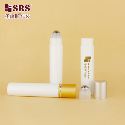 RPA-35ML Injection Custom Color Matte Finished Frosted Plastic PP Decoration. Hair Serum Roll On Bottle With Aluminum Cap