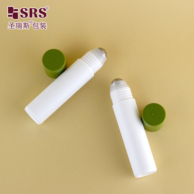 15mm Essential Oil  plastic  Roller Ball Bottle with Gold Cap 304 Stainless Steel Ball for Smooth and Precise Application