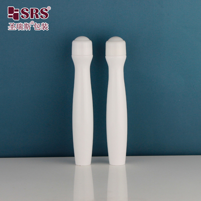 Round Waist  shape 15ML Roller Ball Roll on Bolttles for eye serum massage