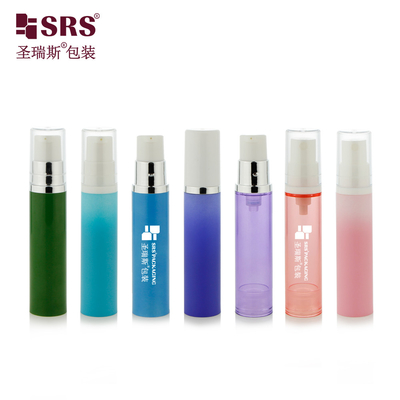 A003 5ml 10ml 12ml 15ml Customization Printing Decoration Plastic Airless Pump Bottle For Facial Serum