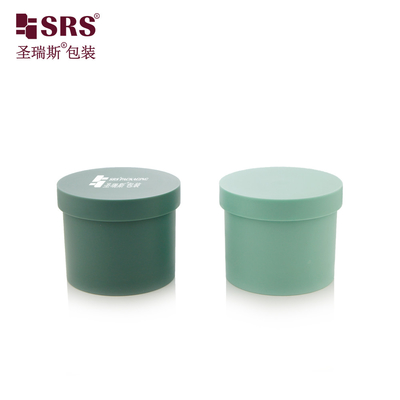 SRSG2 100g Luxury Good Quality Injection Frosted Red Blue Green Color Plastic PP Facial Mask Gel Jar