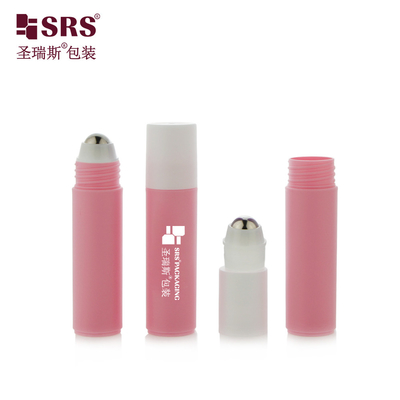 RPPF 20ml 2/3 OZ Plastic Empty Cosmetic Skincare Round PP PCR Eco-friendly Roller Steel Ball Bottle Packaging