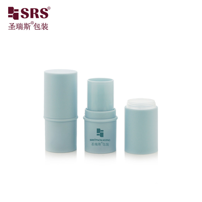 D051 6g Customization Light Baby Blue Cute Pocket Size Portable Plastic Fragrance Stick Tube Bottle