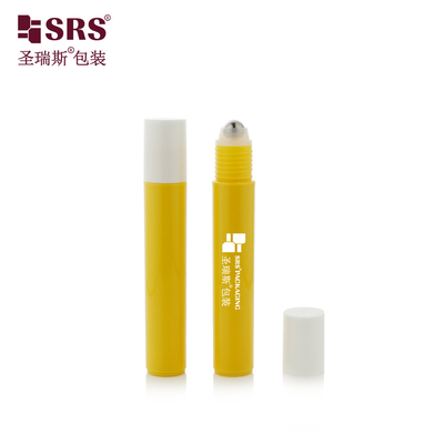 RPP-15ML Round Plastic Injection Custom Color PCR PP Recycled Roller Ball Bottle Massage Eye Serum