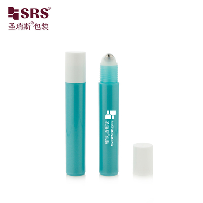 RPP-15ML Matte Finish Glossy In Mold PP PCR Eco-friendly Plastic Roller Steel Ball Bottle With PP Screw Cap For Antiperspirant
