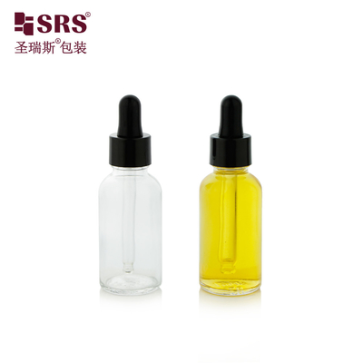 D001 High - Grade 18/415 Glass Bottles with Precision Droppers for Essential Oils - 5ml to 100ml Sizes