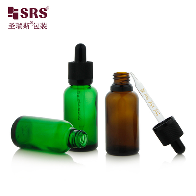 D006  TE Tamper Evident CRC Child Resistant Cap Glass Bottle Dropper Lid 5ml 10ml 15ml 20ml 30ml 50ml 100ml