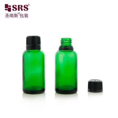 G003 High Quality Transparent Glass Bottles with Reliable Tamper Evident Caps With PE Liner for Premium Essential Oils