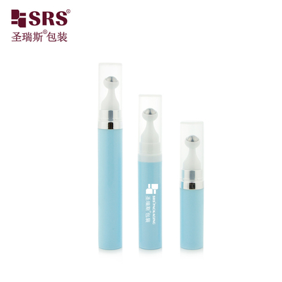 A0035 7.5ml 10ml 15ml PP Vacuum Eye Cream Roller Bottles with Secure Snap Lock Press Cap