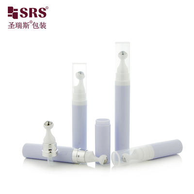 A0035 7.5ml 10ml 15ml Travel-Friendly PP Airless Roller Bottles for Eye Cream Press Roll Design