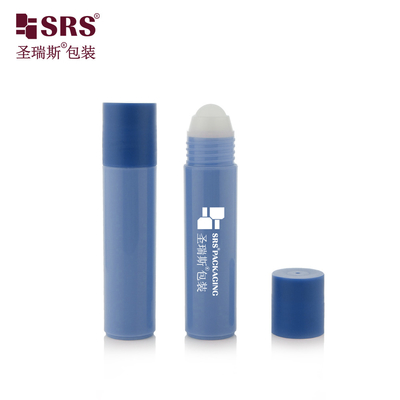 RPP-30ml Injection Custom Color Glossy Matte Finished In Mold Plastic PCR Recycled Material Antiperspirant Roll On Bottle Packaging Applicator