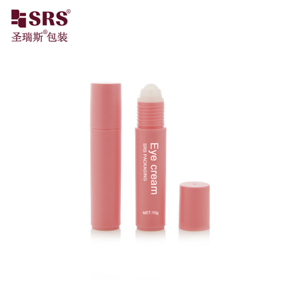 RPP-10ML Plastic Pink Matte PP PCR Empty Cosmetic Packaging Roll On Bottle For Anti-Itch Liquid Applicator