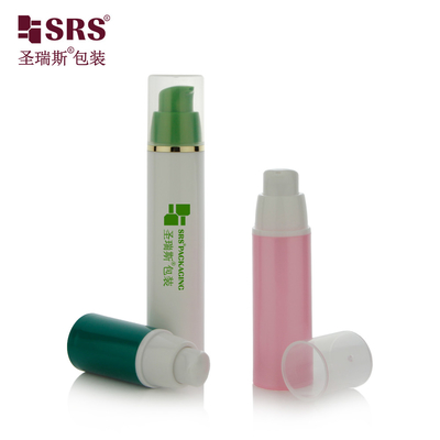 A024 15ml 30ml 50ml Injection Custom Color PP PCR Airless Pump Bottle For Lotion Gel Foundation