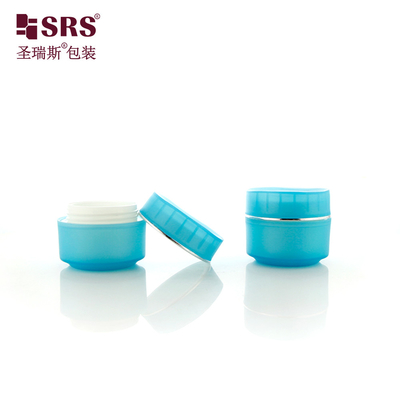 SRSI Sleek Matte Finish Plastic Jars Ideal Semi-Translucent PP Packaging for Eye Creams Facial Gels Skincare Delights