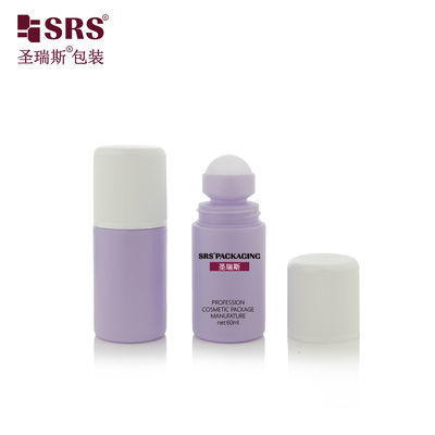 RPPC1-60ML Double Wall Child Resistant Cap Plastic PP Roll On Deodorant Gel Bottle Packaging Recycled