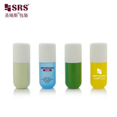 RPPA1-50ML Round Bottom PP Eco-friendly Material PCR Deodorant Roller Ball Bottle For Antiperspirant