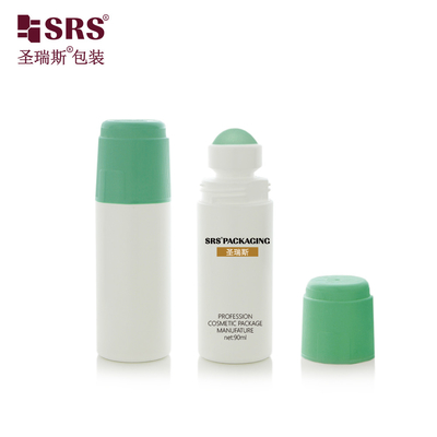 RPPDF-90ML New Style Custom Color Plastic Roller Ball Deodorant Antiperspirant Hair Essence Gel Bottle No Leakage