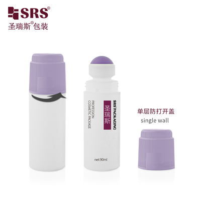 RPPDF-90ML 3 oz Body Serum Antiperspirant Serum Deodorant Gel Roll On Bottle Packaging Customization