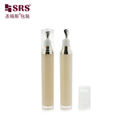 LR001-15ML Painted Custom Color Luxury Clear Acrylic Eye Serum Bottle Packaging Cosmetic