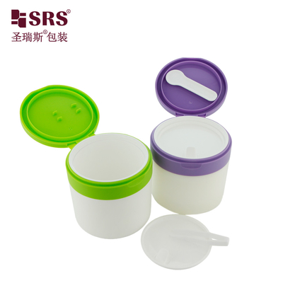 SRS1 120g 150g Injection Custom Color Plastic PP PCR Recycled Cream Jar Container Packaging