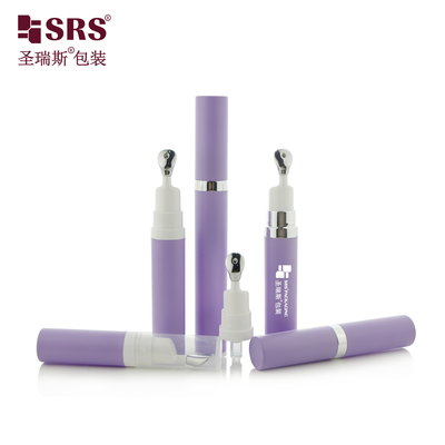 A0035 7.5ml 10ml 15ml Cosmetic Packaging Eye Care Gel Plastic Airless Snap On Pump Bottle Applicator