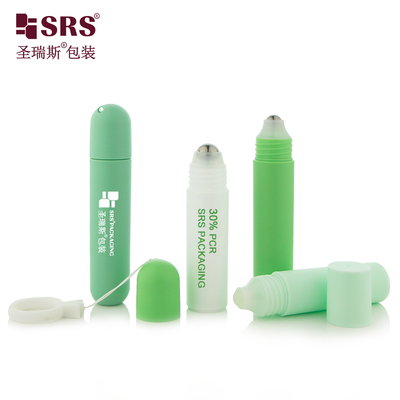 RPPF RPPG 20ML 25ML PP Dome Cap PCR Roll On Bottle For Deodorant Serum Gel Applicator Wholesale No Leakage